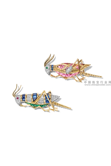 Tiffany & Co. 蒂芙尼Schlumberger系列蟋蟀造型胸针.jpg