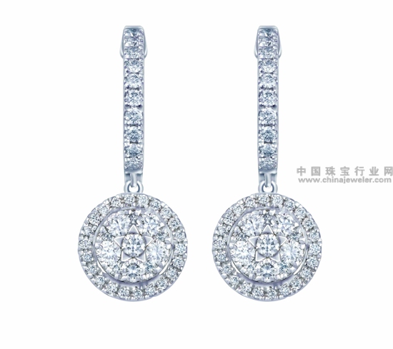 配图6-18K白色黄金配镶白色钻石耳坠左:参考价格RMB 22,990元 .jpg