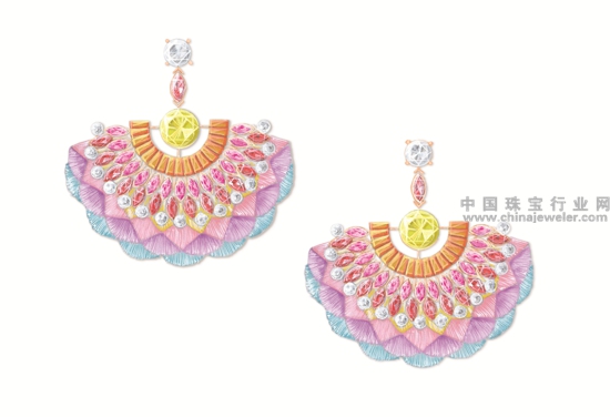Piaget伯爵Sunny Side of Life 系列耳环G38M8500.jpg