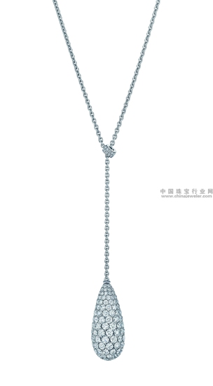 配图2-TSL │ 谢瑞麟 Raindrop“水韵”系列18K白色黄金配镶钻石项链 参考价格:RMB 19,990-RMB 89,990.jpg