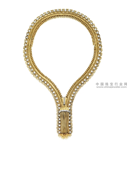 An Iconic Diamond Necklace Bracelet, Zip,Van Cleef & Arpels.jpg
