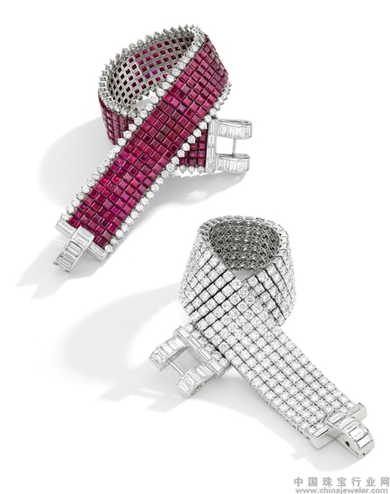 Lots 136, 137 Mystery-Set Ruby and Diamond Bracelet, VCA.jpg