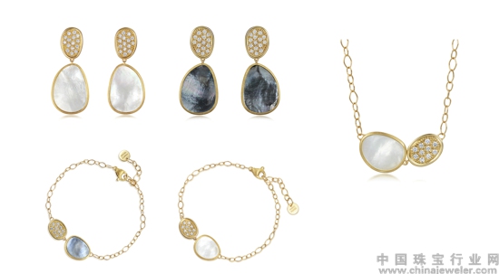 「Lunaria」系列18K黄金珍珠贝母耳环、手链及项链.jpg