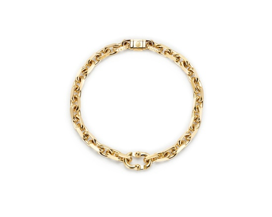 Tiffany & Co. 蒂芙尼 1837®Makers系列18K黄金窄式链结式手链_副本.jpg
