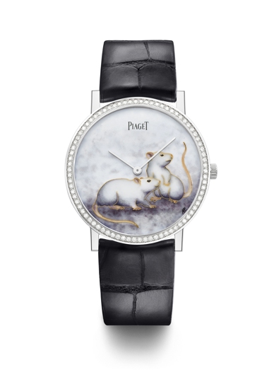 Piaget Altiplano至臻超薄系列鼠年限定版掐丝珐琅腕表 G0A44540.jpg