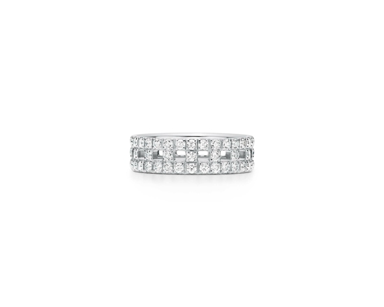 Tiffany & Co. 蒂芙尼T系列T True 18K白金铺镶钻石戒指.jpg