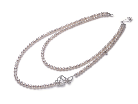 MIKIMOTO Wonderland Collection 18K白金日本Akoya珍珠项链配钻石 RMB 213,000.jpg