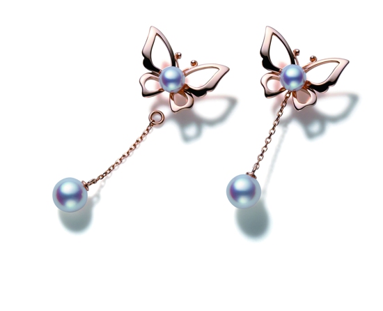 MIKIMOTO Wonderland Collection 18K粉红金日本Akoya珍珠耳环 RMB 11,500.jpg