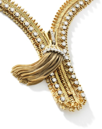 An Iconic Diamond Necklace  Bracelet, \'Zip\', Van Cleef & Arpels.jpg