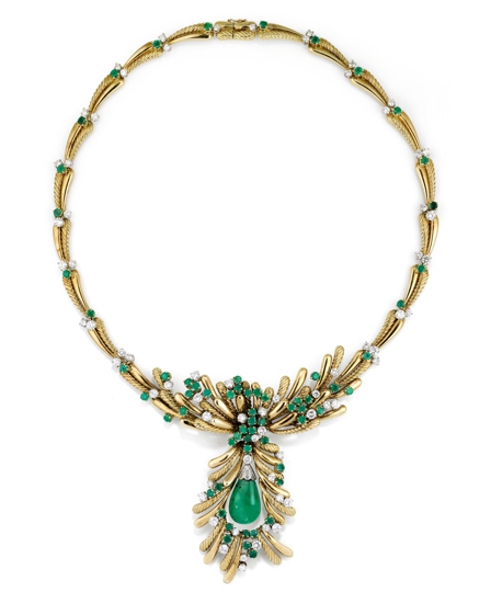Mellerio - Emerald and diamond necklace.jpg