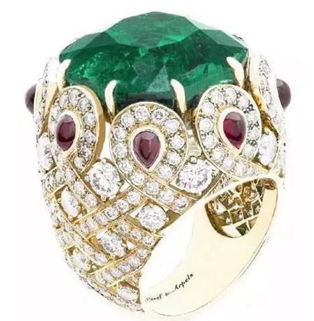 Van Cleef&Arpels 梵克雅宝Pierres de Caractere高级珠宝系列Pongal戒指