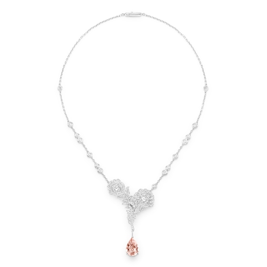Boucheron宝诗龙Nature Triomphante自然盛典系列Plume de Paon孔雀羽毛白金镶钻吊坠.jpg